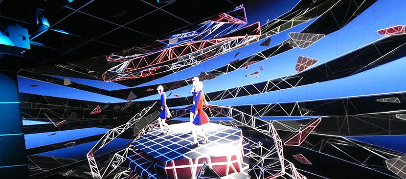 (写真4)Zone2では、床全体の振動も感じることができる イメージ