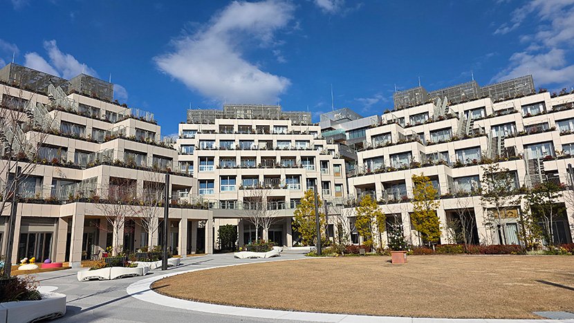 （写真1）現在300人ほどが入居しているフェーズ1の住居エリア　イメージ