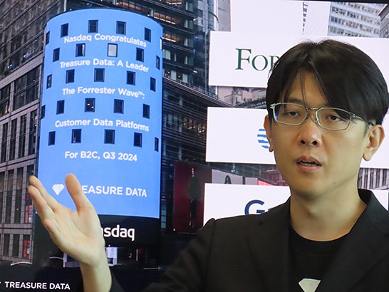 米Treasure Data CEO（最高経営責任者）兼共同創業者の太田一樹氏