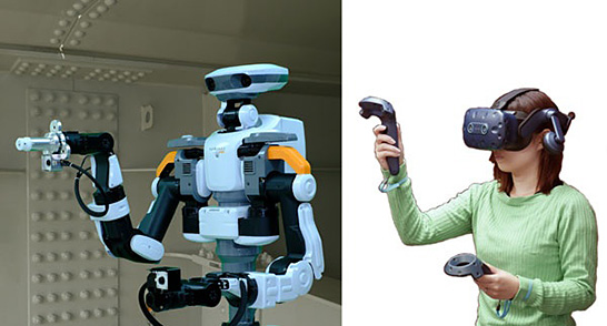 （写真2）建設現場で多岐に渡る測定業務をテレワーク化するアバターロボット（出典：川田工業、芝浦工業大学、川田テクノロジーズのプレスリリース画像）　イメージ