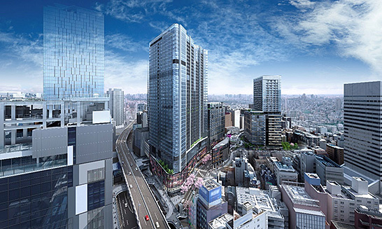 「Shibuya Sakura Stage」外観イメージ（出典：東急不動産）　イメージ