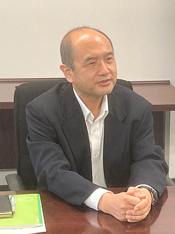 古木氏 インタビュー風景