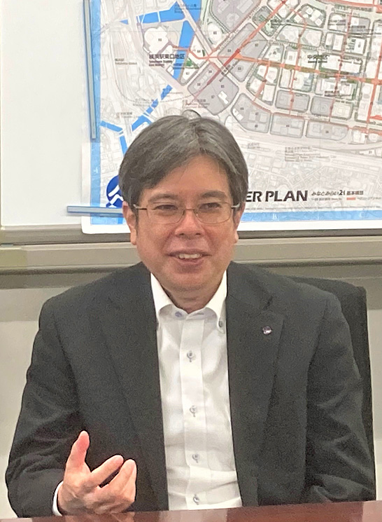大橋氏 インタビュー風景