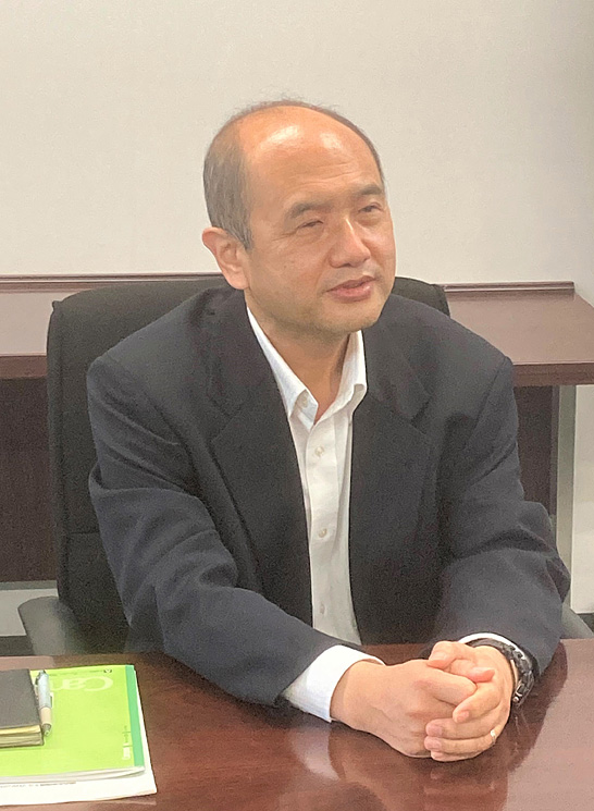 古木氏 インタビュー風景