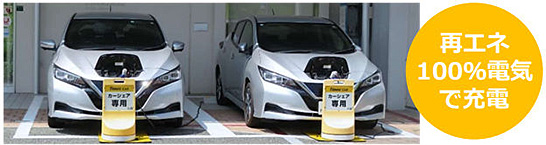 福岡市が「さいとぴあ」に設置したEV（出典：福岡市） イメージ