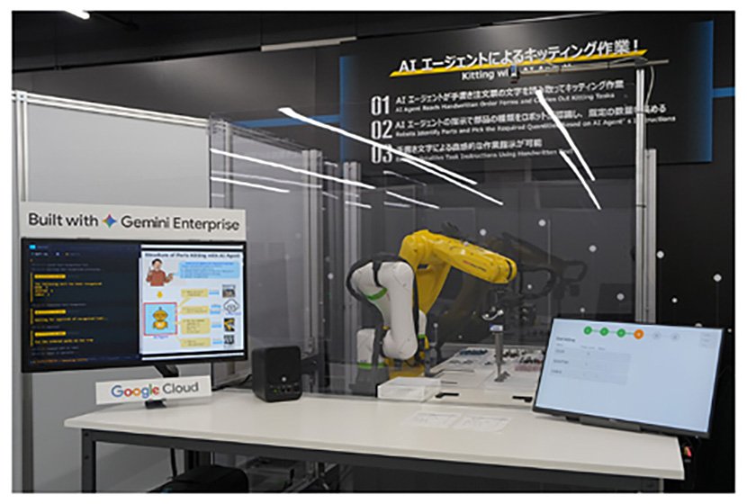 Geminiを搭載した次世代フィジカルAIロボットシステムのデモンストレーション出典:FANUC 2026年5月13日ニュースリリース イメージ