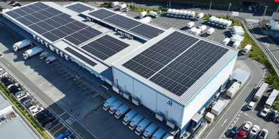 再エネ100％電力と蓄電池を活用し、脱炭素化