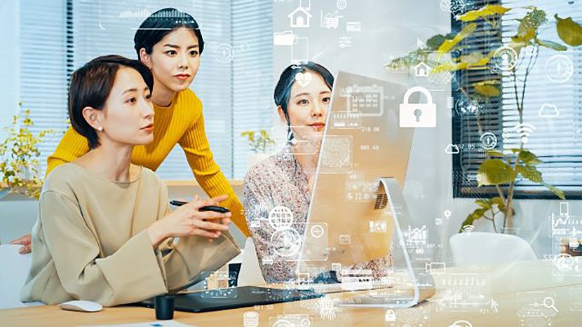 企業における生成AIの活用例　イメージ