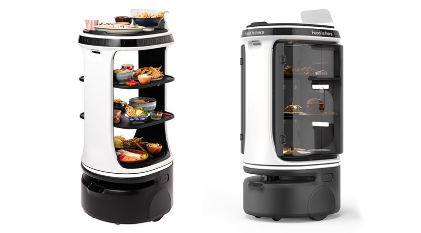 複数台の連携も可能な配膳ロボット「Servi Plus」　イメージ