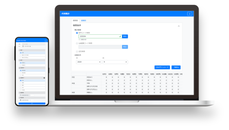 企業/自治体向け健康と安全を見守るクラウドサービス コンレポシリーズ
