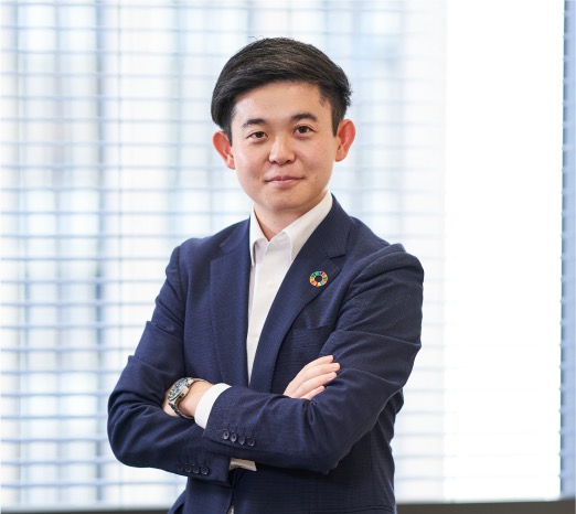 インタビューの写真