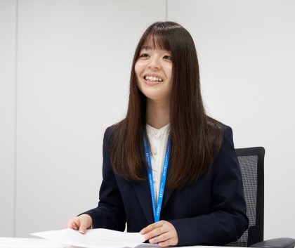 インタビューの写真
